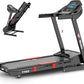 4.0HP Treadmill with 15% (8.5°) Auto Incline, 300LBS Capacity, 10 MPH Speed, 50''x18'' Wide Belt, APP, Bluetooth, Folding Treadmills for Home with 64 Programs, Pulse Monitor, BMI Calculation