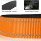 JSXD AirTag Dog Collar, Night Reflective Nylon Dog Collar for Small Medium Large Dogs,Lockable Quick Release Buckle,Padded Breathable Pet Collar with AirTag Holder (Orange, Small)