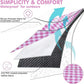 HX&OD Outdoor Picnic Blanket, Extra Large, 80''x80'' Waterproof Foldable Blankets Gingham Picnic Mat for Beach, Camping Grass Lawn Park Accessories Cute Couple Ideas Wedding (Pink, 80”x80”)