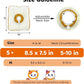 Amakunft Adjustable Cat Cone Collar Soft, Cat Recovery Collar, Cone for Cat After Surgery, Cat Neck Cone, Elizabethan Collar for Cat and Kitten
