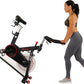 Sunny Health & Fitness Magnetic Exercise Bike, 44LB Flywheel & 300LB Weight Capacity for Intensive Home Workout, Indoor Cardio Training w/4-Way Adjustable Seat, Optional Free SunnyFit App Connection