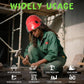 AOLAMEGS Hard Hats Construction OSHA Approved - ANSI Z89.1 Red Safety Hardhats, High Impact ABS Hardhat, Adjustable Vented Construction Worker Hat with Clear Visor, Cascos de Construccion