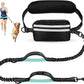 Hands Free Dog Leash, Retractable Bungee with Double Padded Handles, Waist Leash for Dog Walking, Heavy Duty for Large Dogs, Mint Green