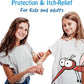 Moskinto The Original Mosquito Itch Relief Patches for Kids & Adults, Bug Bite Patches Soothe Swelling & Itching, Anti Itch Bug Bite Relief, Suction Tool Alternative, Travel Pack, 24 Count, Pack of 2