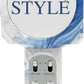 Sing-Along Bluetooth Karaoke Microphone and Bluetooth Stereo Speaker, Swirl Edition, All-in-One (Swirl Blue)