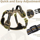 PUPTECK No Pull Dog Harness for Large, Adjustable Reflective Dog Harness with Handle Easy Control, Comfortable Soft Padded Pet Vest Harness for Large Dogs, Camouflage L
