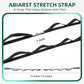 Stretching Strap Yoga Straps for Physical Therapy, 10 Loops Non-Elastic Stretch Band for Pilates, Flexibility, Exercise and Gymnastics