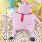 Stretchy Glue-Sand Filled Rubber Pig, Latex Piglet Soft Decompression Doll Toy, Animal High-Elastic Stretchable Decompression, Decompression Toy for Adults and Children (Pig-L)