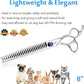 JASON 8" 26 Tooth Chunkers Shears for Dogs Ergonomic Cats Grooming Scissors Texturizing Blending Thinning Shear Pets Trimming Kit with Offset Handle Sharp Comfortable Scissor