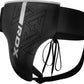 RDX Groin Protector for Boxing, Muay Thai, Kickboxing and MMA Fighting, Maya Hide Leather Abdo Gear for Martial Arts Training, Men Jockstrap Abdominal Protector for Sparring, Taekwondo and Grappling