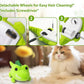 Interactive Cat Toys for Indoor Cats - Automatic Moving Cat Chase Toy for Bored Indoor Adult Cats - 360° Random Movement, Tail Wagging & Catnip Stimulation - Electric Croc(Short Plush)