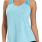 Aeuui Womens Workout Tops for Women Racerback Tank Tops Mesh Yoga Shirts Athletic Running Tank Tops Sleeveless Gym Clothes