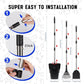 Dog Poop Scooper with 20 Bag Attachment Long Handle Swivel Bin, Rake & Spade Heavy Duty Easy to Clean Pooper Scooper for Large Medium Dogs Pet Waste Removal Solution for Yard, Grass, Gravel