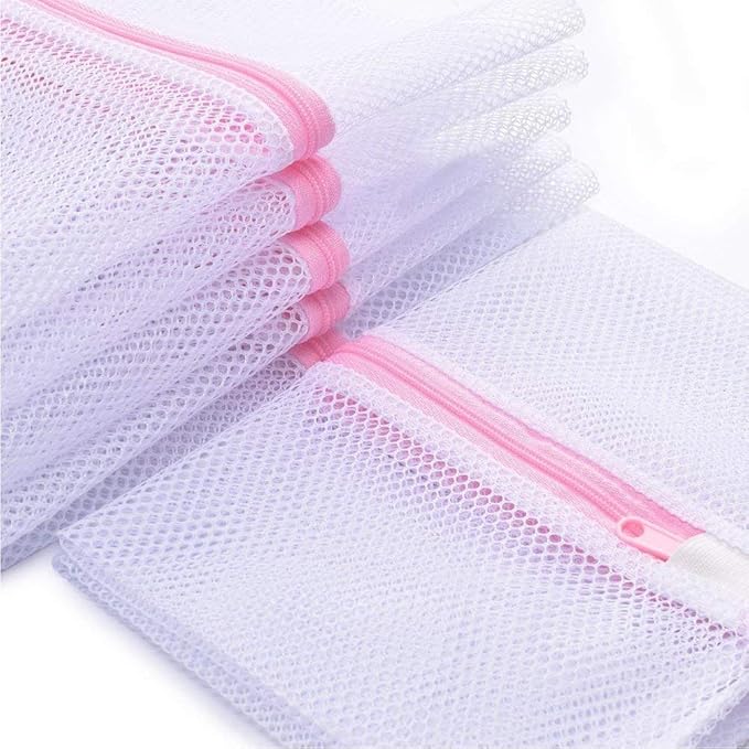 Washing Bags,Clothing Washing Bags,5 Medium for Laundry,Blouse, Hosiery, Stocking, Underwear, Bra and Lingerie, Travel Laundry Bag Pack of 5