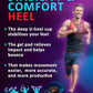 Sport Shock Absorbing Insoles - Athletic Shoe Cushioning Inserts for Men and Women - Ideal for Active Sports Running Training Hiking - Neutral Arch Good for Sneakers Shoes (S, Indigo)