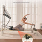 VEVOR Pilates Reformer Machine, Pilates Workout Equipment for Home Gym Studio Use, Pilates Bed with Dual Resistance- Spring & Cord, Reformer Set, Up to 400 LBS