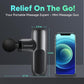 arboleaf Mini Massage Gun Deep Tissue, Percussion Muscle Massager for Back Pain Relief, Portable Small Travel Size, Quiet Massager, Gifts for Woman Man