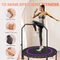 BCAN 40"/48" Rebounder Trampoline for Adult, 450/550LBS Fitness Trampoline with Bungees, Adjustable Handle, Stable & Quiet, Indoor Outdoor, Whole-Body Workout & Relaxation at Home for Women/Men