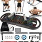HOTWAVE Portable Exercise Equipment with 16 Gym Accessories.20 in 1 Push Up Board Fitness,Resistance Bands with Ab Roller Wheel,Full Body Workout at Home
