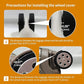 9Pack Luggage Suitcase Wheels Cover Carry on Luggage Wheels Cover for most 8-spinner Wheels Luggage Sets