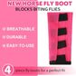 Premium 4-Pack Horse Fly Boots & Leggings Loose-Fit Fine Mesh with Stay-On Fasteners, Support Strips & Anti-Stomp Design Breathable Non-Slip Protection Leg Wrap (Large) Rose Pink