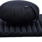 Leewadee Meditation Cushion Set – 1 Round Zafu Meditation Pillow and 1 Square Roll-Up Zabuton Meditation Mat, Pillows Bundle Filled with Kapok