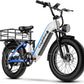 Electric Bike for Adults 1400W Peak, 48V 20AH(960WH) Removable Battery, 20"x4" Fat Tire Full Suspension 80 Miles Range Step-Thru 30+MPH Hunting Ebike, 7-Speed Dual Brakes Electric Bicycle