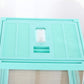 crapelles Reptile Terrarium Tank, Snail Jumping Spider Enclosure, Tarantula Insect Pet Box, Vivarium Tank for Hermit Crab Cricket Gecko Frog, Small Tortoise Habitat Cage (7.8x7.8x5.9 Inches) Green