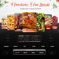 COSORI Air Fryer 9-in-1, Compact & Large 6-Qt, Fast Turbo Modes, 90–450°F Precise Heat for Even Results, Up to 95% Less Oil*, Roast, Bake, Dry, Reheat, Frozen, Broil, Proof, 120V, TurboBlaze, Ceramic