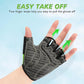 Cycling Gloves with Shock-Absorbing Pad, Extra Grip, Flexible Fit, Light Weight, Breathable for Men and Women Mountain Biking