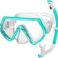 Snorkeling Gear for Kids, Kids Snorkel Set for Ages 3-14, Anti-Fog Diving Mask and Dry Top Snorkel Combo Set, Unisex Swimming Goggles