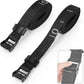 Teamaze Gymnastics Rings Straps with 15 FT Adjustable Number Buckle for Pull-Up Bar Workout Exercise Gym Hanging Rings Indoor (One Pair Strap Only)