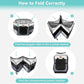 Dog Playpen, Portable Pet Play Pen Foldable Carrying Case, Puppy Pens Outsid for Small Cat Indoor/Outdoor, Removable Mesh Shade Cover