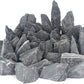 CFKJ [18 Pounds] Natural Slate Stone Rocks, 5 to 7 inch Slate Stone Rocks for Aquascaping, Aquariums, Terrariums, Amphibian Enclosures