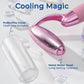 MORGLES Ice Roller for Face and Eyes, Ice Face Roller for Women Skin Care, Cold Facial Roller for Puffiness, Migraine Relief and Lymphatic Drainage