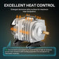 VIVOSUN Commercial Air Pump 634GPH, 25W, 40L/min 6 Outlet for Aquarium and Hydroponic Systems