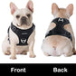 Funfox Dog Harness No Pull, Adjustable Dog Vest Harness Super Soft, 2 Leash Clips Anti Pull, Vertical Handle Easy to Control, Reflective Night Walking for XLarge Breed, Black, XL