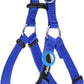 PUPTECK No Pull Dog Harness Soft Adjustable Basic Nylon Step in Puppy Vest Outdoor Walking with ID Tag and A-ir Tag Case, Navy Blue, L