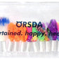 ORSDA 12Pcs Interchangeable Attachments Cat Feather Toys Replaceable Feathers and Fluffy Toy Accessories