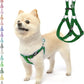 PUPTECK No Pull Dog Harness Soft Adjustable Basic Nylon Step in Puppy Vest Outdoor Walking with ID Tag, Blackish Green, S