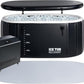 Albott Cold Plunge Tub with 1HP Chiller, Inflatable Ice Bath Tub with App Control, UV/Ozone System, Insulated Lid & Wheels, Full-Body Recovery Tub for Athletes, 150 Gal, 59"x32"x28"