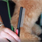 Ryan's Pet Supplies Paw Brothers Flea Comb for Small and Large Dogs and Cats with Handle, Professional Dog Grooming Kit and Supplies, Puppy Essentials, Black and Red, 8.8 Inches