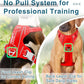 BARKBAY Dog Harness No Pull with ID Tag Pocket - Heavy Duty, Reflective, Easy Control for Large Dogs(Red,M)