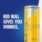 Red Bull Yellow Edition Energy Drink, Tropical, with 80mg Caffeine plus Taurine & B Vitamins, 8.4 Fl Oz, Pack of 4 Cans