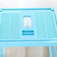 crapelles ReptileTerrarium Color Blue Spider Box, 7.8x7.8x5.9'' Tarantula Container Gecko Habitat Insect Enclosure pet Tank Frog Carrier Snail Hermit Crab House Cricket breeding Geometric Cube Bowl
