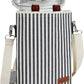 ZORMY 2 Bottle Wine Tote Carrier, Dark Blue, 750 mL Capacity, Polyester Material, With Shoulder Strap and Corkscrew