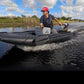2 Person Inflatable Durable Fishing Kayak Armoured PVC Watercraft with Motor Mount Stern - 130'' x 43'' x 11.8