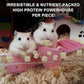 Freeze-Dried Tofu Hamster Treats, Grain-Free & Healthy Chews, High Protein Natural Snacks for Small Pets, Rabbits, Gerbils, Mice Degus, Chinchilla, 4.5 oz Pack
