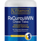 Rx Vitamins CurcuWIN - Curcumin for Dogs & Cats - Vitamins and Supplements, Allergy Relief - Provides Immune Support & Aids Digestive Support - Joint Supplement - 90ct