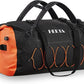 HEETA Waterproof Duffel Bag Motorcycle Dry Bag Backpack, 60L/80L Extra Large Rolltop Travel Duffle Bags with Straps & Handles for Kayaking Rafting Boating Canoeing Camping Gym Beach Cruise Ship